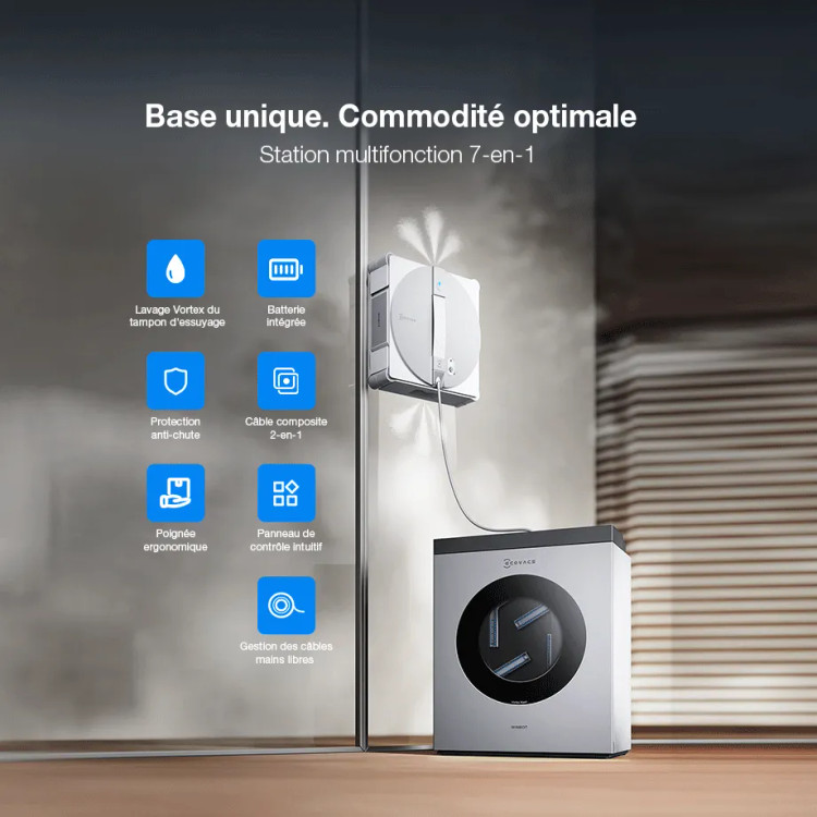 شیشه پاک کن رباتیک اکووکس مدل Winbot W3 omni